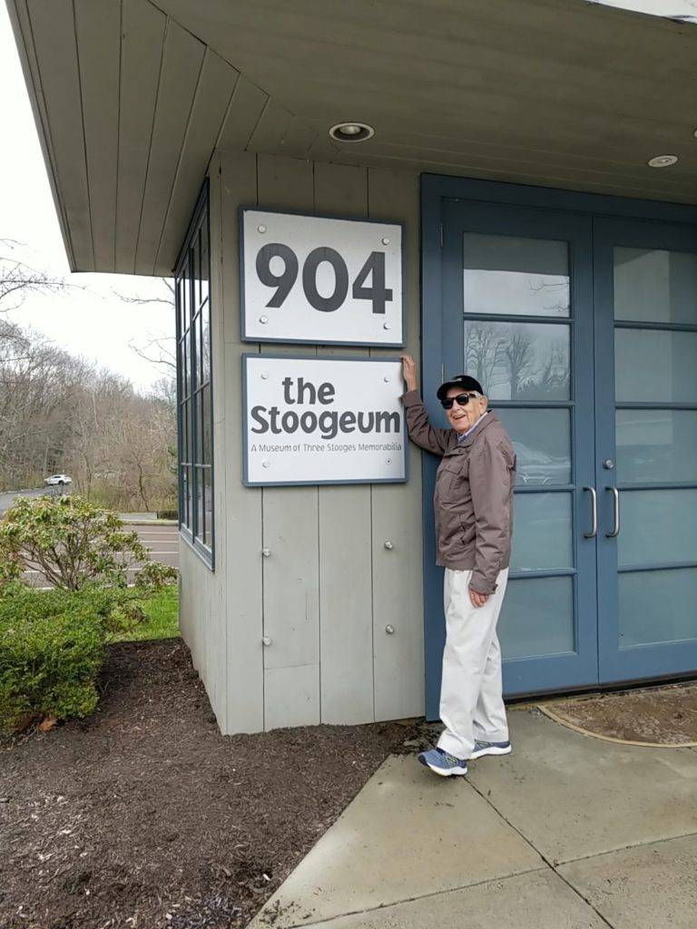 Steve at the Stoogeum an unusual place ner Philadelphia