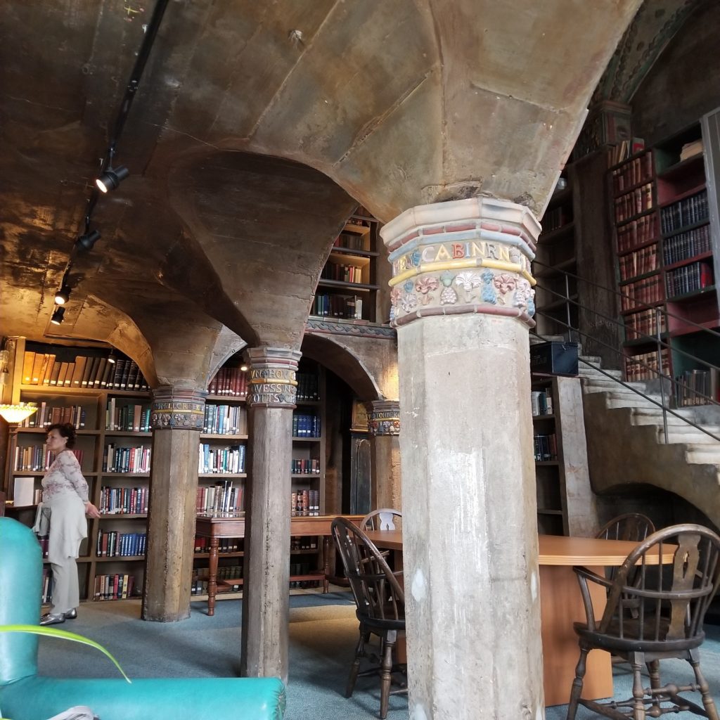 The Library of the Mercer Museum ( The Castle), Doylestown, PA.