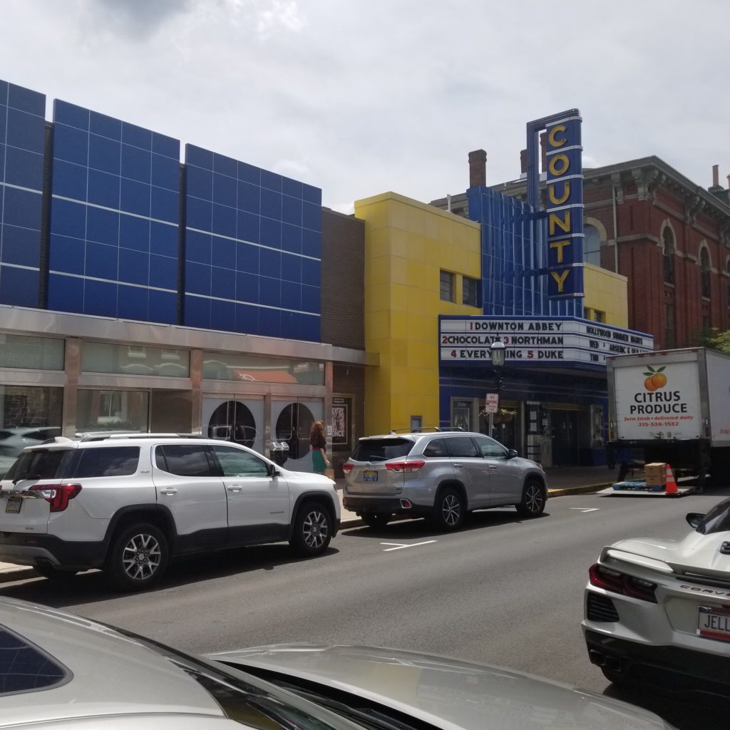 The County Theatre of Doylestown which is an Art Deco masterpiece.