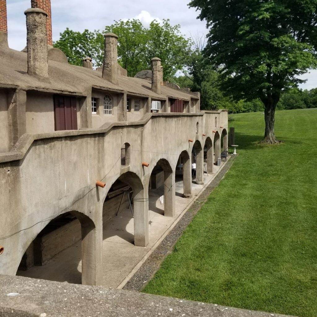 Moravian Pottery and Tile Works exterior, Doylestown, PA