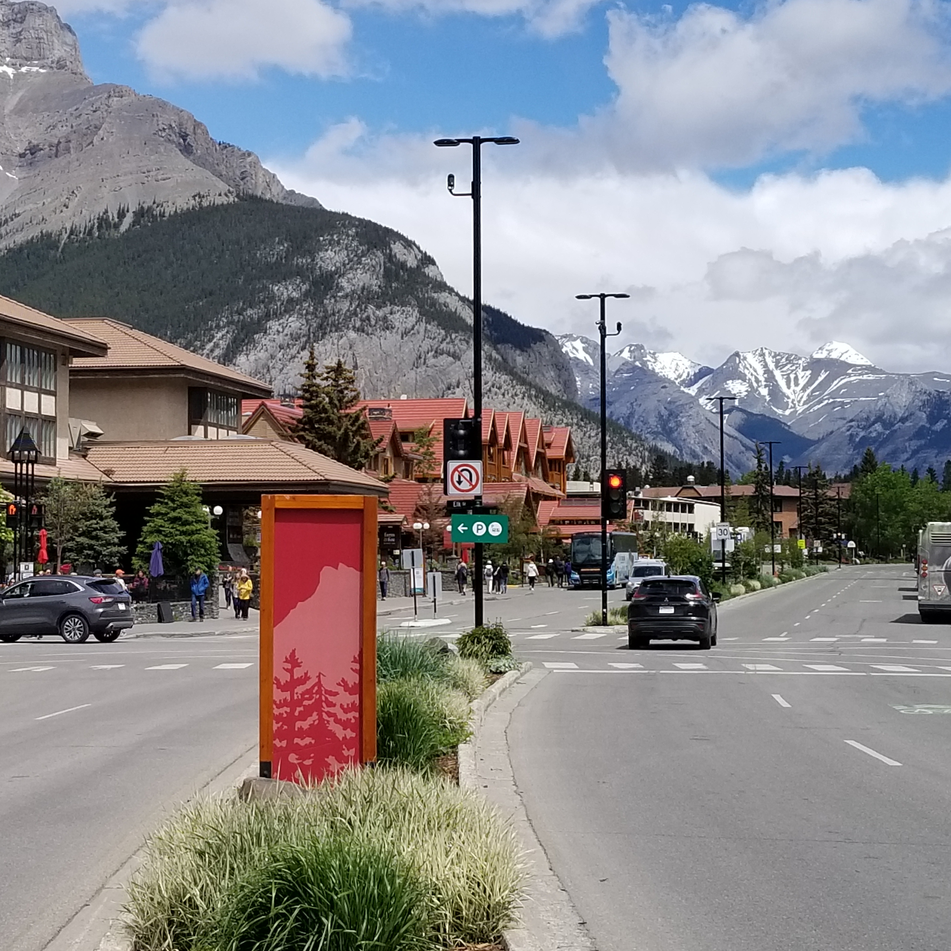 Beautiful Banff in the Canadian Rockies.