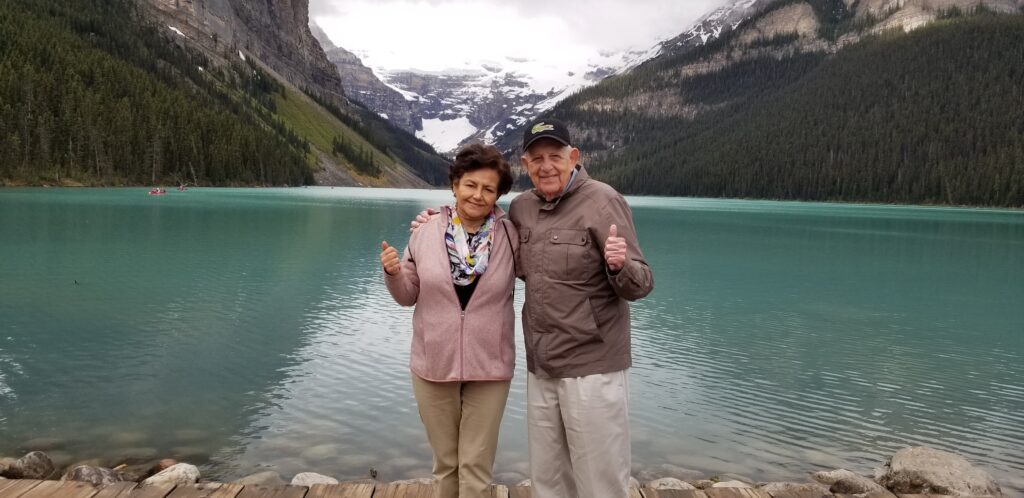 Maria and Steve at Lake Louise