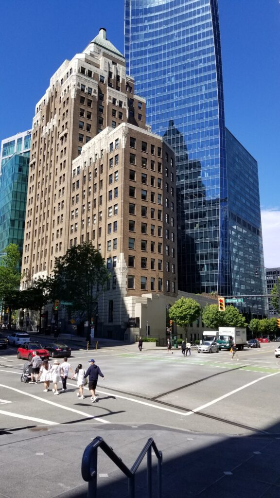 The Marine Building in Vancouver with many Art Deco features.