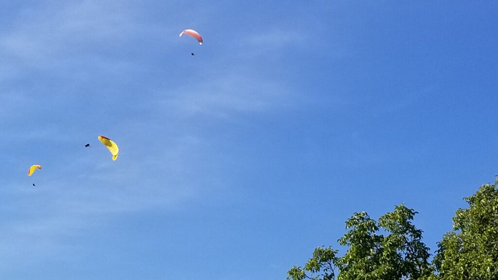 Pargliders in Interlaken Switzerland