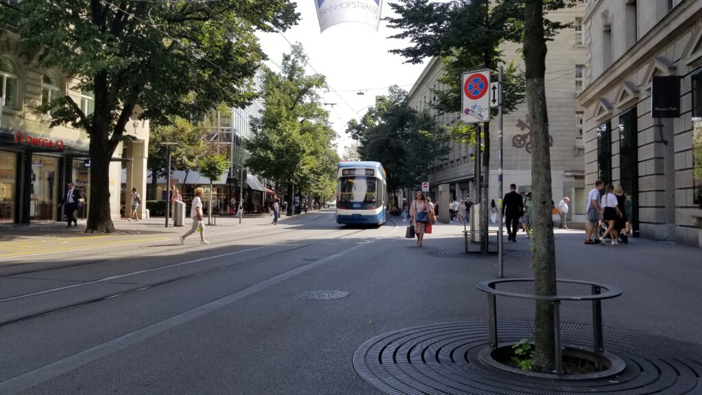 Bahhofstrasse, Zurch a great shopping street