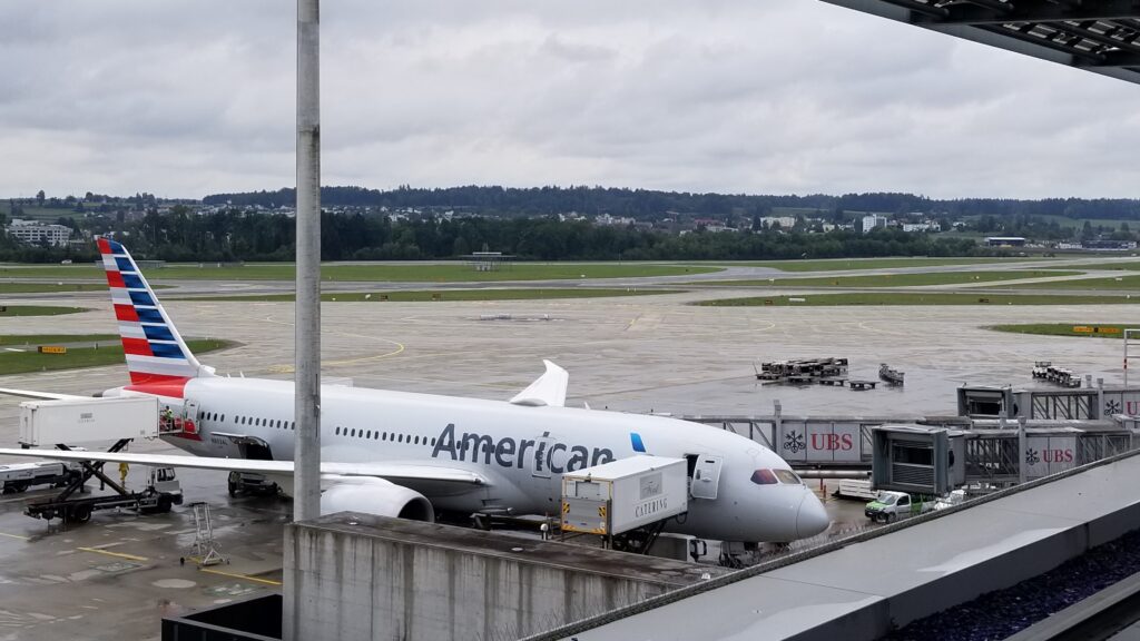 Heading home from the Zurich airport