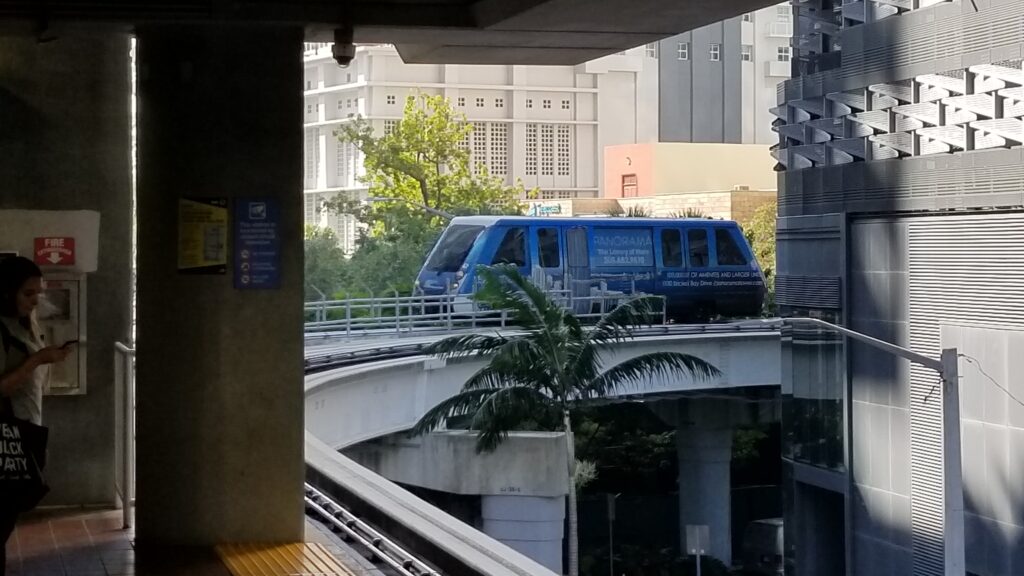 Riding the Metromover is an excellent thing to do in Miami. 