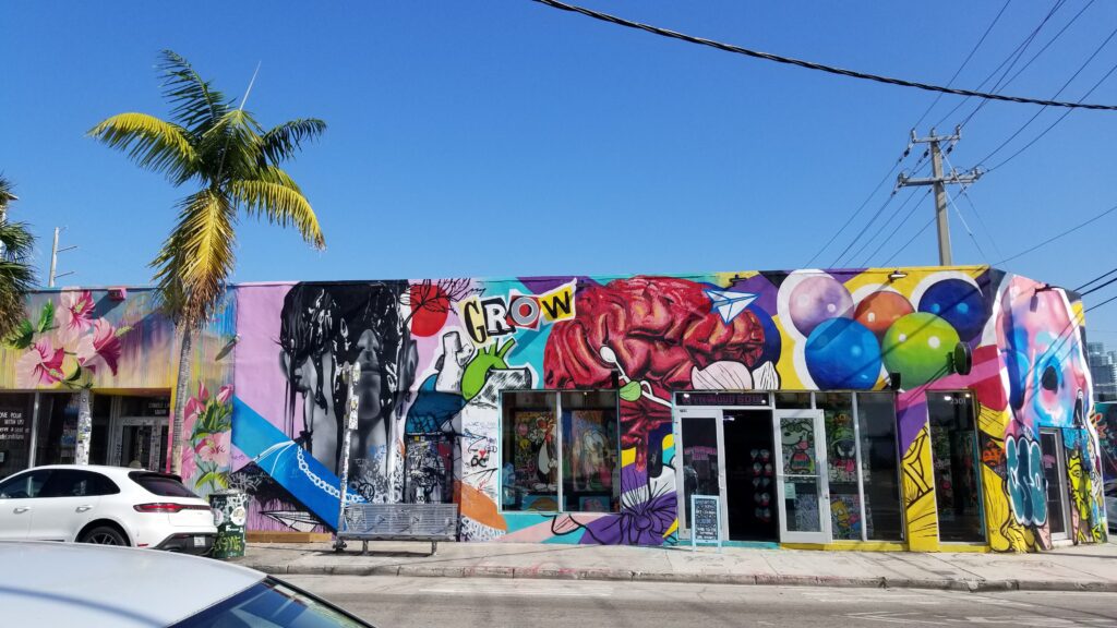 Visiting colorful Wynwood is an excellent thing to do in Miami.