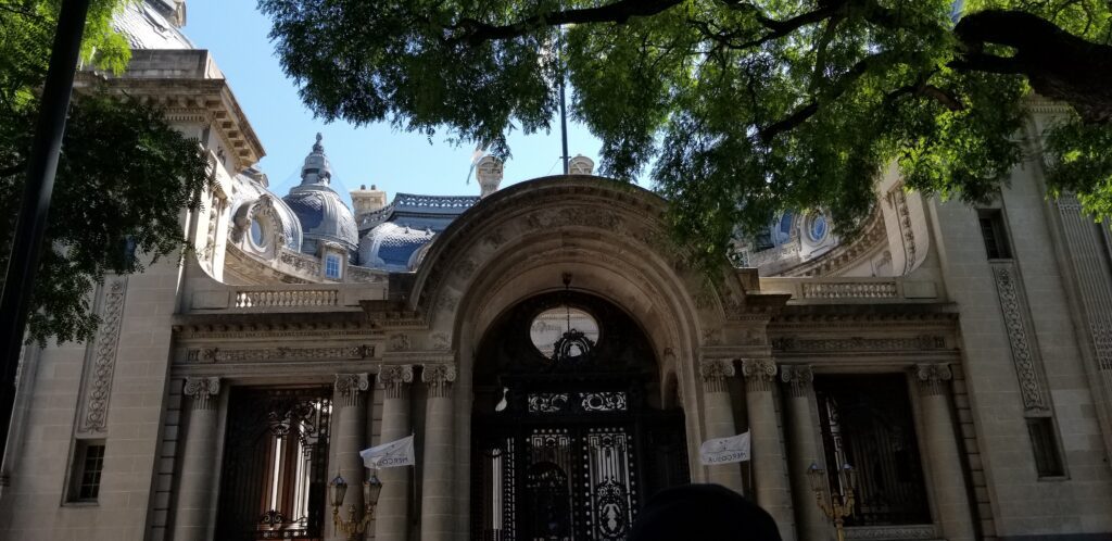 Palacio San Martin is a grand mansion in Plaza San Martin, Buenos Aires that is now used by the Foreign Ministry.