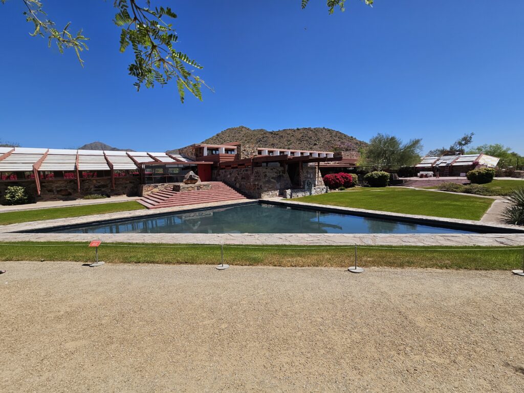 Taliesin West, the winter home and studio of Frank Lloyd Wright