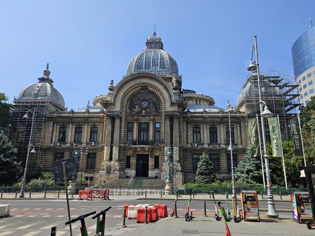 Very Parisian Looking CEC Palace, Bucharest Romania