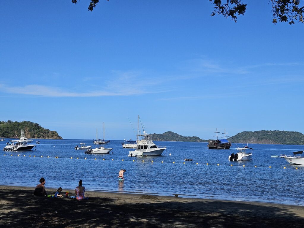 The serene Gulf of Papagayo where our resort faces. Costa Rica on its Pacific Coast at its best.